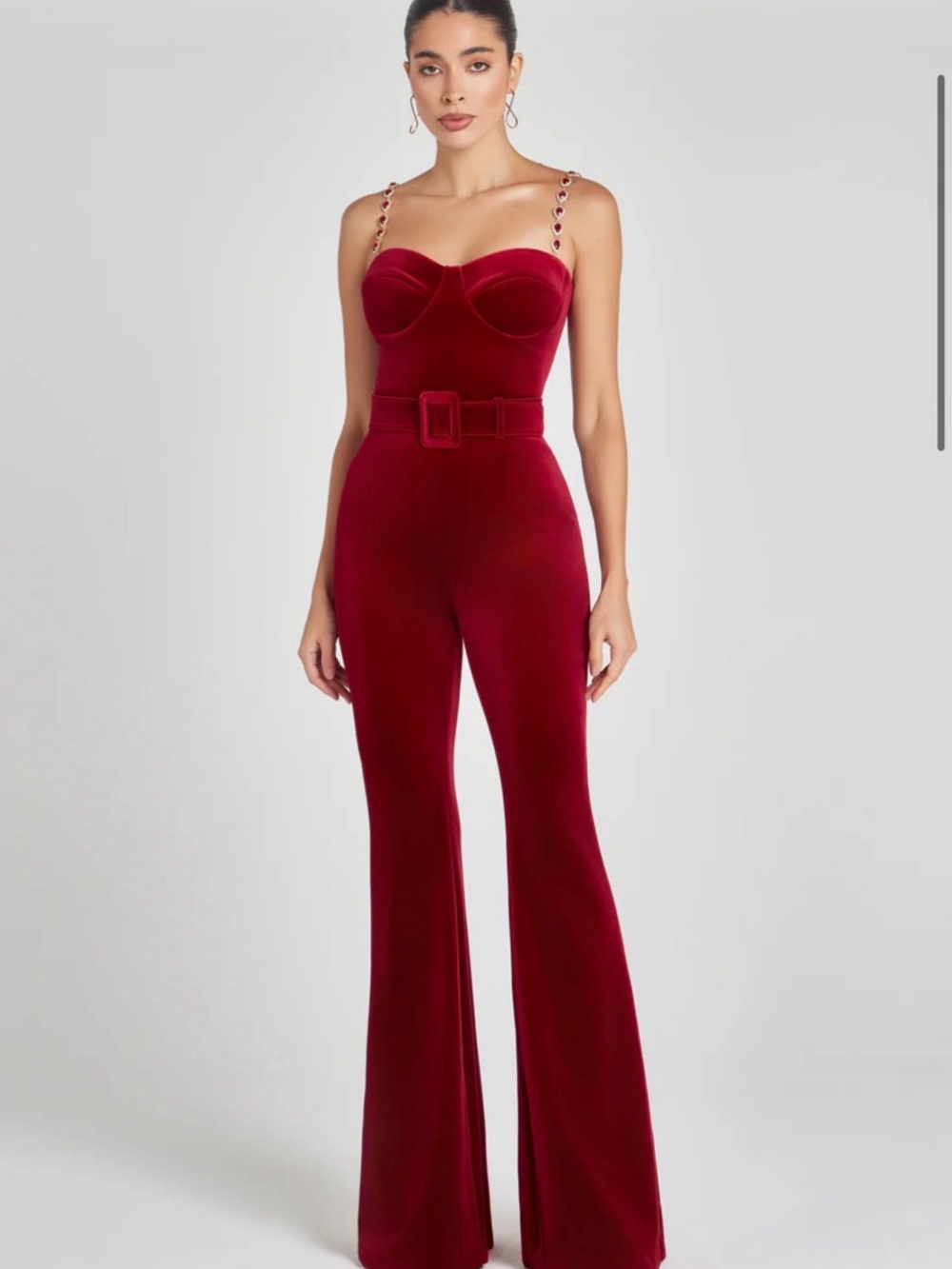 HARLEY RED JUMPSUIT